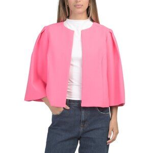 TRINA TURK Pink Made In Usa Tinsley Jacket